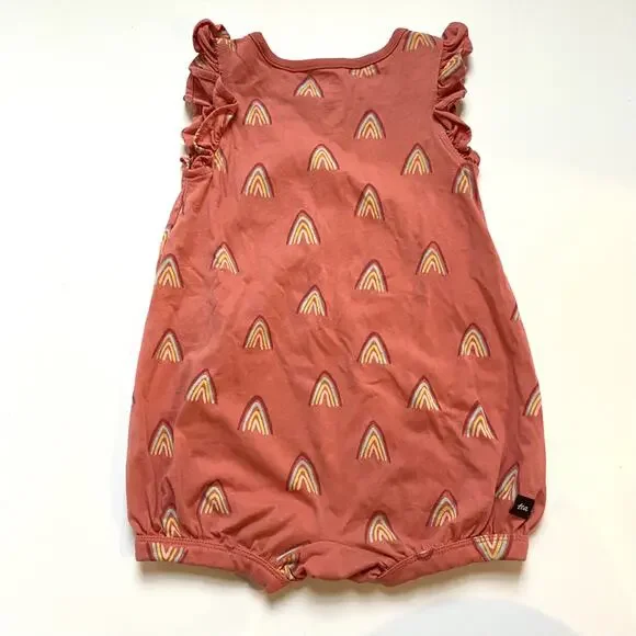 Tea Collection Ruffle Rainbow Romper - Picture 3 of 3